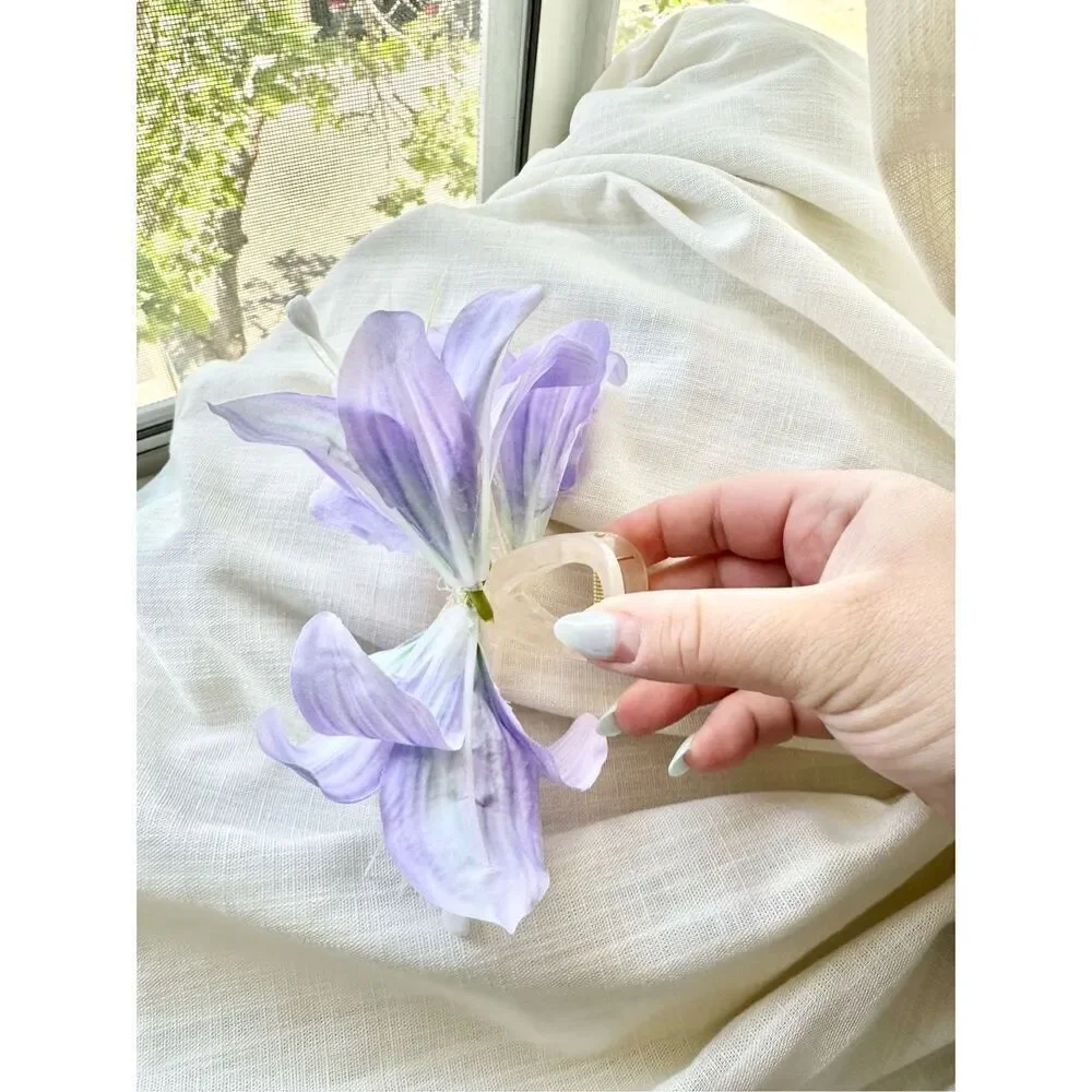 No Brand have purple hairstyle